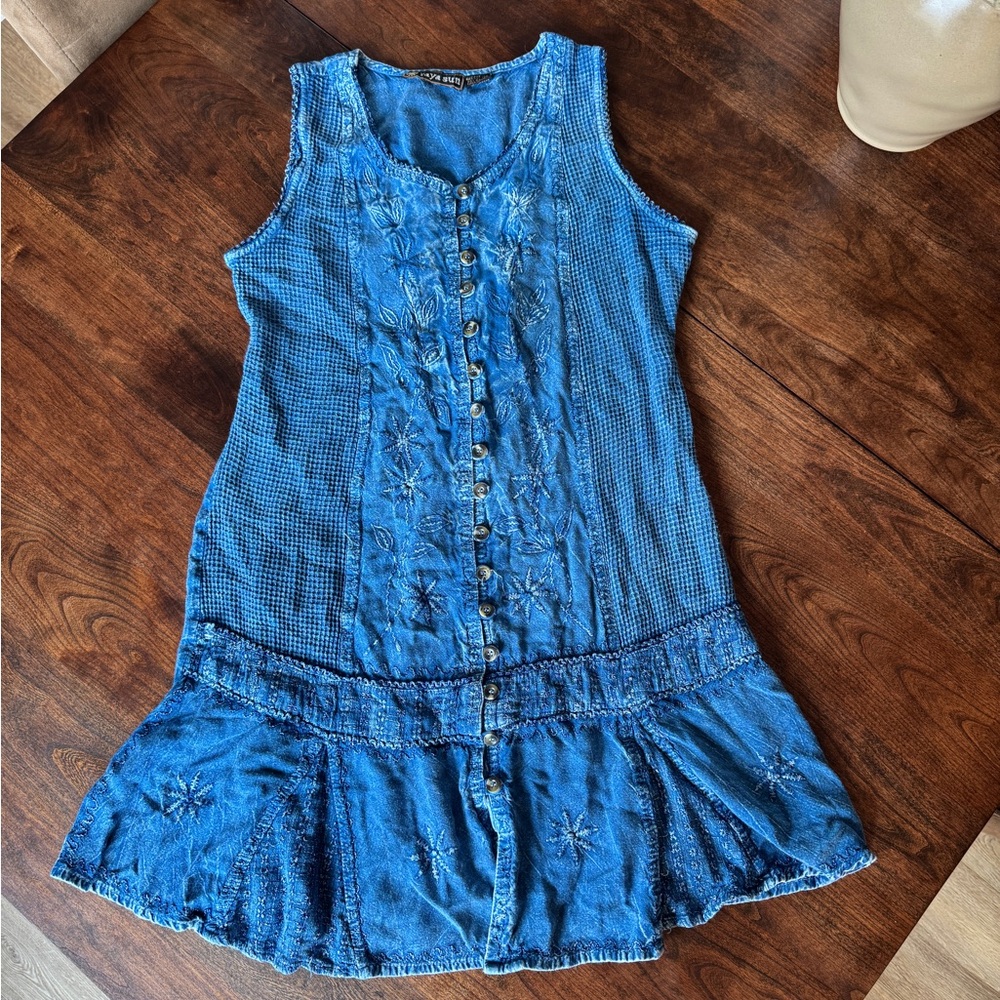 Raya Sun Blue Cotton dress
